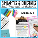 Similarities and Differences Unit Plan for Kindergarten