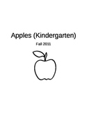 Kindergarten Unit Plan w/ Apples