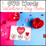 Kindergarten Valentine's Day Activity | Short A CVC Words