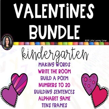 Download Kindergarten Valentines Day Bundle By Little Learning Corner Tpt