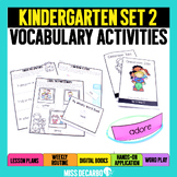 Kindergarten Vocabulary Curriculum Set 2