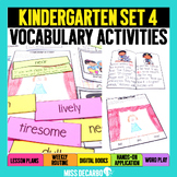 Kindergarten Vocabulary Curriculum Set 4