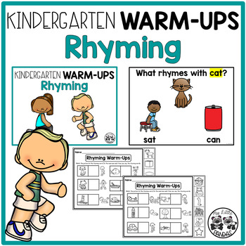 Preview of Kindergarten WARM-UPS: Rhyming
