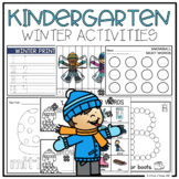 Kindergarten Winter Activities (Literacy + Math)