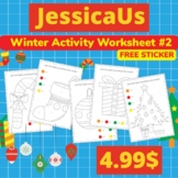 Kindergarten Winter Activity Worksheet 2