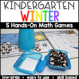 Kindergarten Winter Math Center Games