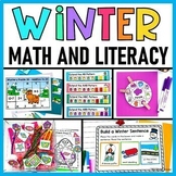 Kindergarten Winter Math and Literacy Centers | Activity Bundle