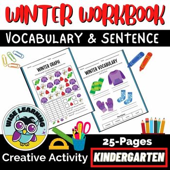Preview of Kindergarten Winter Workbook