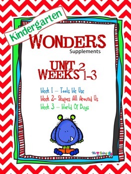 Preview of Kindergarten Wonders Reading Supplement ~ Unit 2 Bundle
