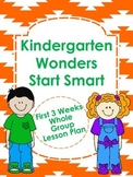 Kindergarten Wonders Start Smart Lesson Plans