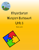 Kindergarten Wonders Unit 2 Homework Packet