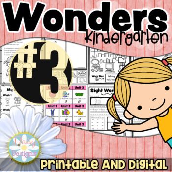 Preview of Kindergarten Wonders - Unit 3