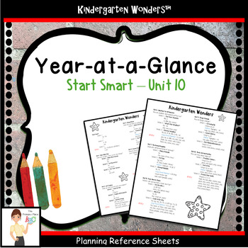 Preview of Kindergarten Wonders™ Year-At-A-Glance