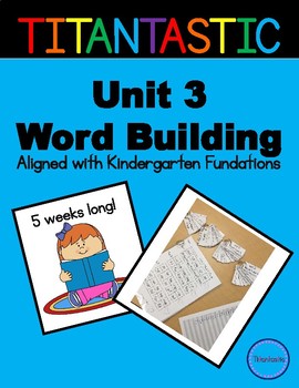 Preview of Kindergarten Word Building and Flashcards - FUN Phonics