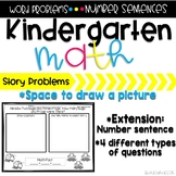 Kindergarten Word Problems (Set 1)