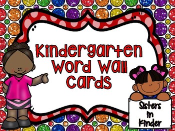 Preview of Kindergarten Word Wall