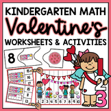 Kindergarten Worksheets for Math Valentines Kindergarten A