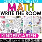 Kindergarten Write the Room MATH Centers for the Year GROW