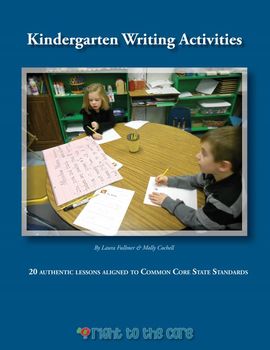 Preview of Kindergarten Writing Activities - An Entire Year of Lessons