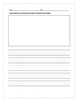 Preview of Kindergarten Writing Baseline / Posttest Assessment