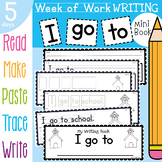 Writing Book - A Week of Writing {I go to school}