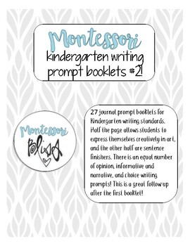 Preview of Kindergarten Writing Booklet #2!