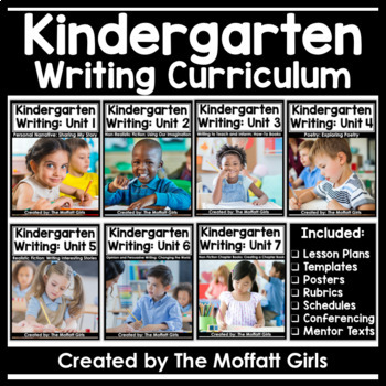 Preview of Kindergarten Writing Curriculum Bundle