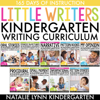 Preview of Kindergarten Writing Curriculum Bundle | Kindergarten Writer’s Workshop Units