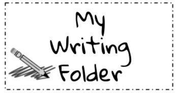 Preview of Kindergarten Writing Folder Template (Editable and Printer-friendly) FREEBIE