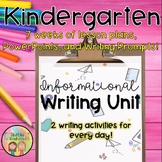 Kindergarten Writing | Informational Unit | LOW Prep