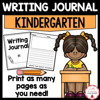 Kindergarten Writing Journal by Little Learning Ladybugs | TpT