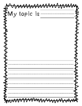 kindergarten writing journal freebie by once upon a