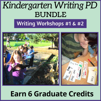 Preview of Kindergarten Writing PD BUNDLE