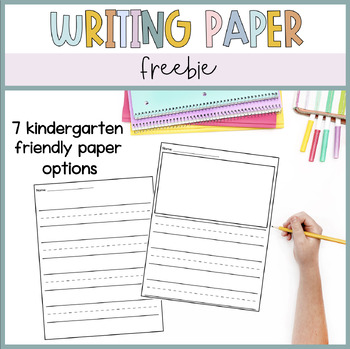 Kindergarten Writing Paper FREEBIE by That Teacher Taylor | TPT