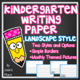 Kindergarten Writing Paper Landscape Style