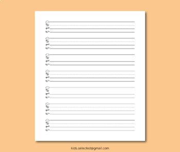 Kindergarten Writing Paper with Lines for Kids: 105+ Dotted line practice  pages for letters and numbers