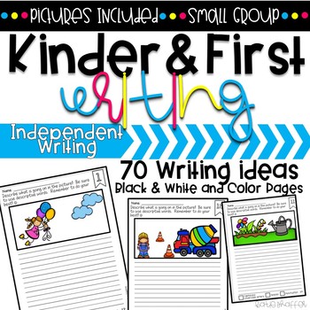 Preview of Writing Prompts for Kindergarten and First Grade