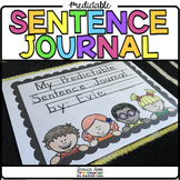 Simple Sentence Writing Prompt Notebook - Predictable Sent