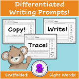 Kindergarten Writing Prompts - Opinion Writing and Informa