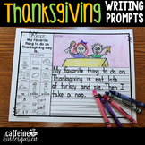 Kindergarten Writing Prompts - Thanksgiving