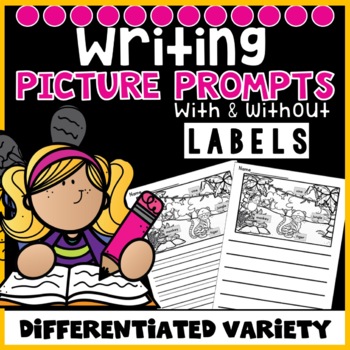 Preview of Kindergarten Writing Prompts with Pictures First Grade Journal