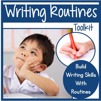 Preview of Kindergarten Writing Routines Toolkit, Freebie, Foundational Literacy Skills