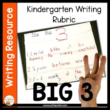 Preview of Kindergarten Writing Mechanics Rubric & Independent Journals Sentence Capitals
