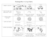 Kindergarten Writing Rubrics: First Semester
