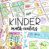 Kindergarten Year Long Math Centers