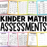Kindergarten Yearlong Math Report Card Asessments Math Assessment