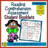 Kindergarten Yearly Reading Comprehension Assessment Bookl