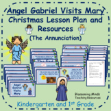 Kindergarten and 1st Grade Christmas Lesson Plan : Angel G