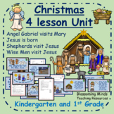 Kindergarten and 1st Grade Christmas Unit : 4 lessons