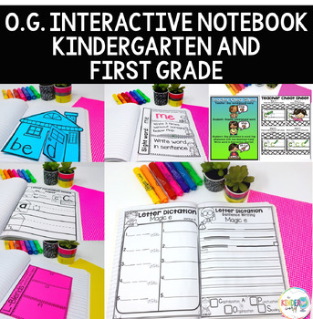 Preview of Kindergarten and 1st Grade Interactive Notebook: OG inspired